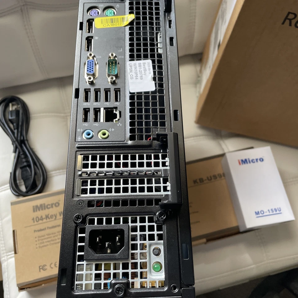 Dell OptiPlex 7020 Intel i5-4590 3.3GHz 8GB RAM 320GB HDD Win 10P64 DVDRW CPU - Image 4 of 4