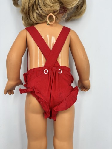Traje de baño Chatty Cathy The Talking Doll pelo rubio/rojo Mattel con caja 1998, funciona - Imagen 14 de 14