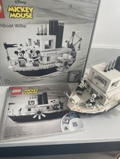 LEGO Ideas Steamboat Willie 21317 Disney Mickey Mouse Box Set Rare and Retired
