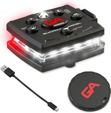 This safety light is a rechargeable, magnetic, hands-free LED flashlight.