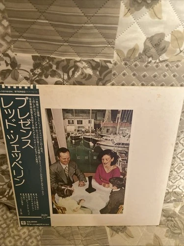 LED ZEPPELIN - PRESENCE - JAPAN VINYL LP OBI GATEFOLD P-10160N