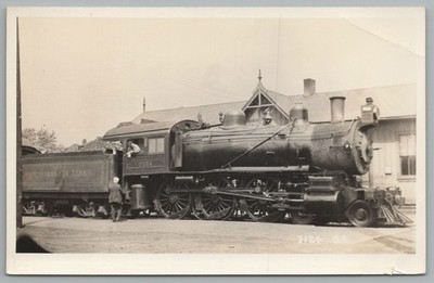 Eisenbahn Foto - Pennsylvania Lines #7124 Dampflok Mohonington PA 1916