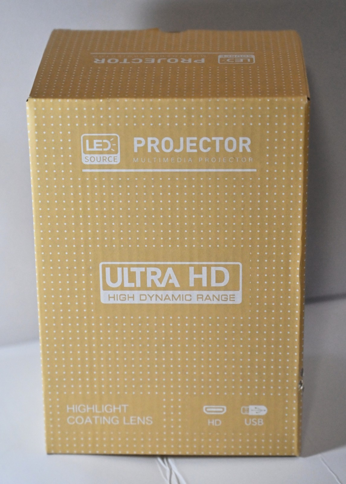 HY300 4K Mini Portable Projector WiFi6 Bluetooth