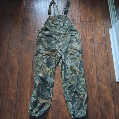 Outfitters Ridge Realtree Hardwoods Camouflage Overalls Men's XL (46-48) - Picture 1 of 9