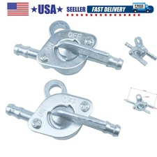 Versatile Fuel Petcock Switch Set - 2 Inline Valves for Mini Dirt Bikes & Quads