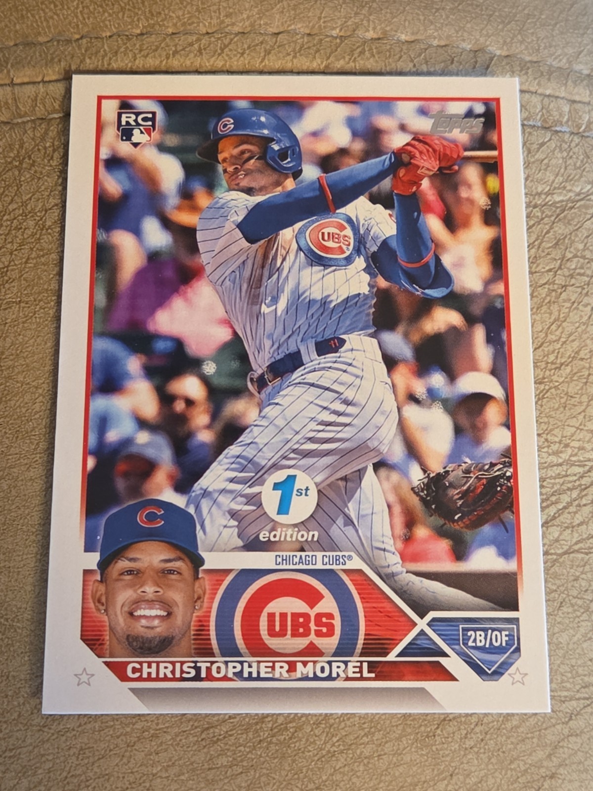 2023 Topps Series 1 1st Edition #308 Christopher Morel RC Rookie Chicago Cubs