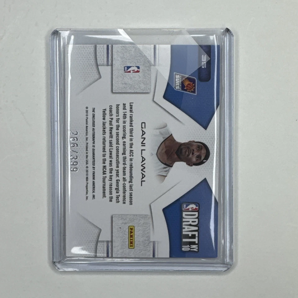 2010-11 Prestige - Nba Draft Class Gani Lawal #35 Draft Logo Patch Autographs... - Image 2 of 2