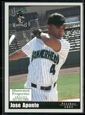 Jose Aponte 2003 Jupiter Hammerheads Team Set Card