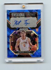 Hunter Tyson Prizm 2023 Prizm Blue Ice /75 Auto