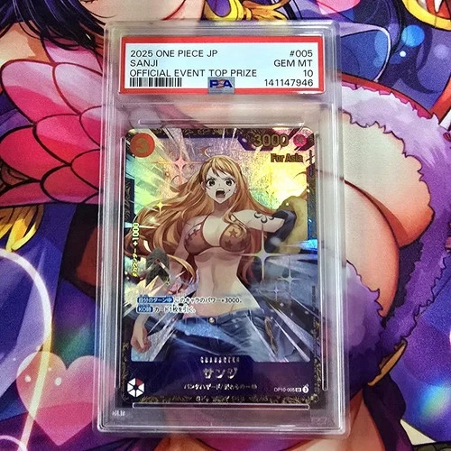 PSA10 One Piece TCG JP Sanji/Nami OP10-005 Flagship Battle Winner Prize "Asia"