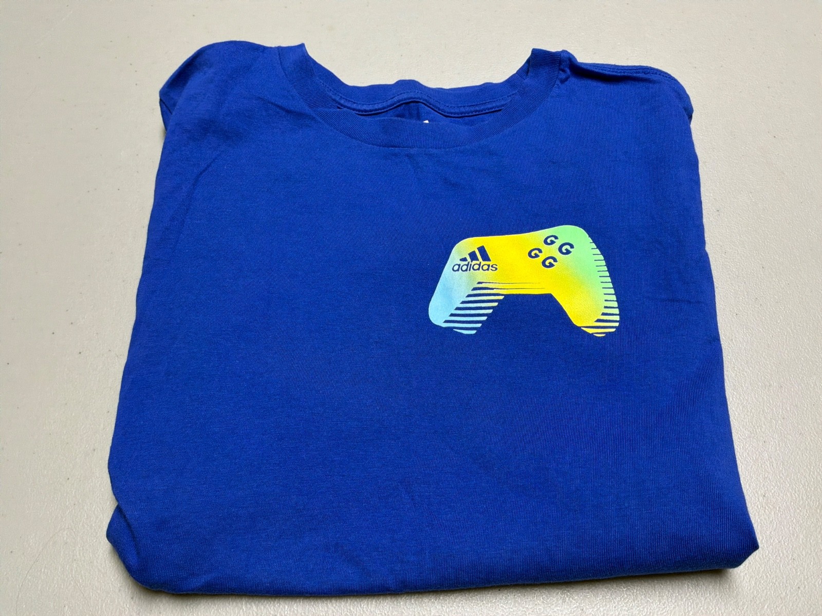 Adidas Boys Life Gaming Graphic Tee Shirt, Size M