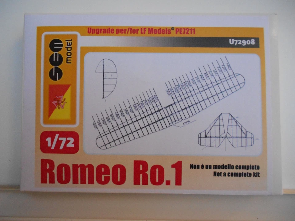 Romeo Ro.1 + upgrade SEM Model, scala 1/72 - Immagine 2 di 2