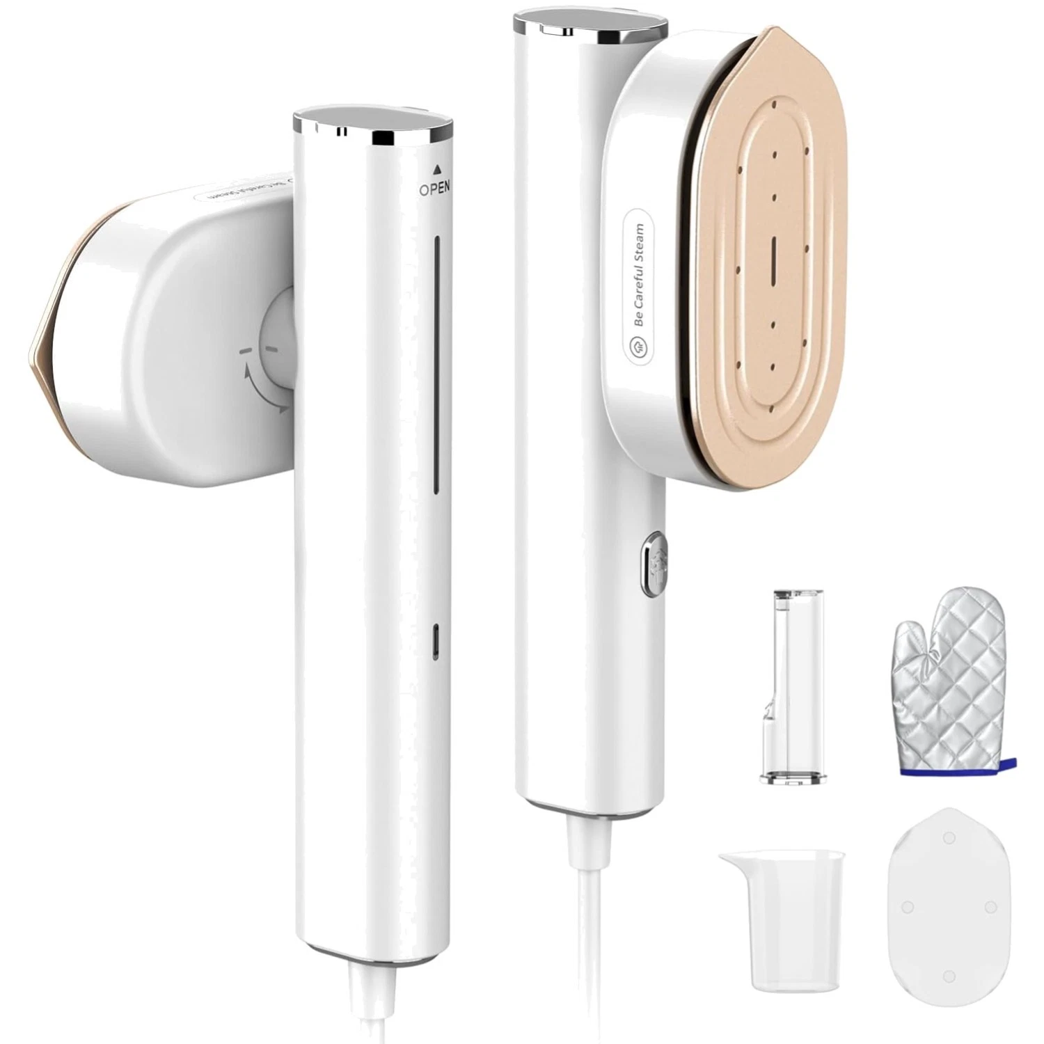 Portable Steamer For Clothes Travel Mini Steamer and Iron Fast 10s Heat-Up, H...
