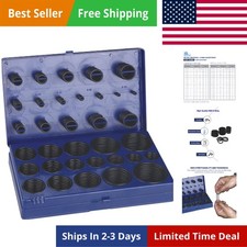 419 PCS Universal Metric O-Ring Kit  32 Sizes Buna-N 70A Rubber O Ring Assortment