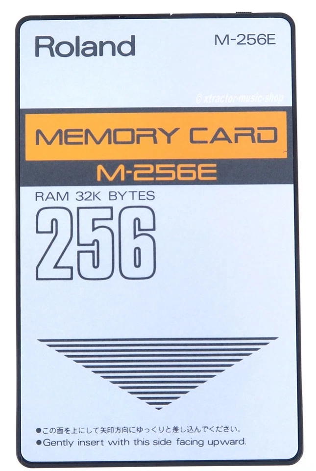 Roland M-256E Memory RAM Card für D50 D70 R8 U20 JD800 JD990 JV 2080 JV1080 ✅