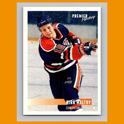 Kirk Maltby #72 1994-95 Topps Premier Special Effects Edmonton Oilers Hockey NHL