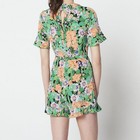 Sandro Eudelin Silk Floral Playsuit Romper 34 — photo 3