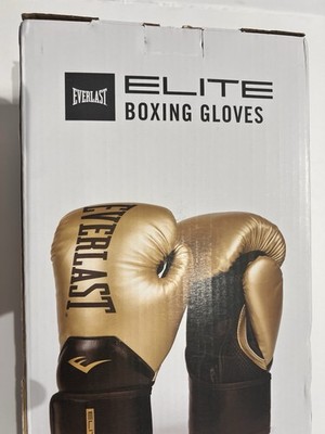 Everlast Elite 2 Boxing Gloves Black & White Color 12 oz.