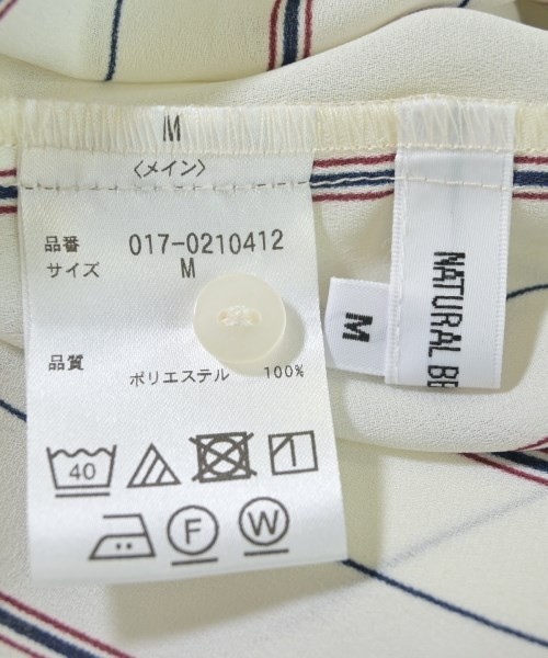 NATURAL BEAUTY BASIC Blouses IvoryxNavyxDark Red(… - image 3