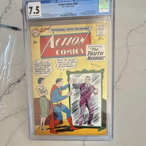 DC Comics Action Comics #269 CGC 7.5 First Appearance Vintage Superman Supergirl