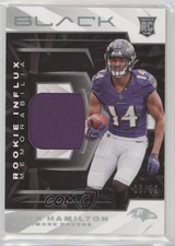 2022 Panini Black Rookie Influx Materials Silver 16/99 Kyle Hamilton 0bk4
