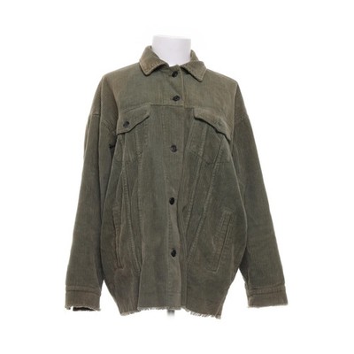 Zara Outerwear, Oberhemd, Damen, Größe: S, Grün, Baumwolle, Cord #xuZ