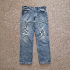 VTG Levis 501 XX Men s Jeans 34x31 Button Fly Made In USA Distressed Y2K