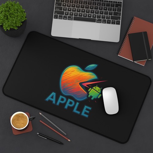 Apple Tech-Inspired Desk Mat for Office and Gaming - Bild 9 von 13