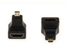 90 HDMI Adapter Type A Female To Micro HDMI Male Type D RIGHT ANGLE
