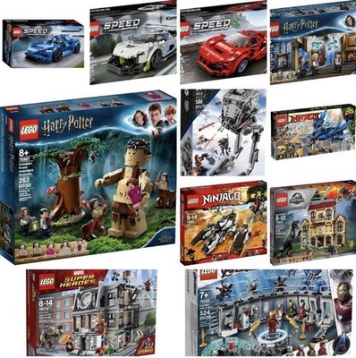 LEGO BIN MULTIPLE SETS INCLUDED: STAR WARS MARVEL HARRY POTTER AND MORE!!!