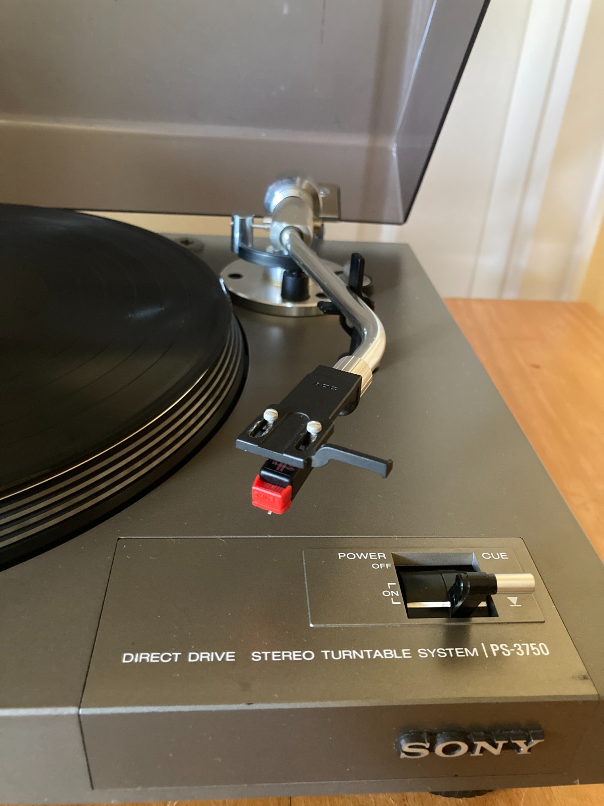 SONY PS-3750 Direct Drive tourne-disque vintage cellule SHURE M92E 33 45 tours
