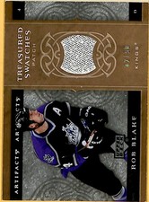 2007-08 Upper Deck Artifacts Treasured Swatches Rob Blake 42/50 Los Angeles