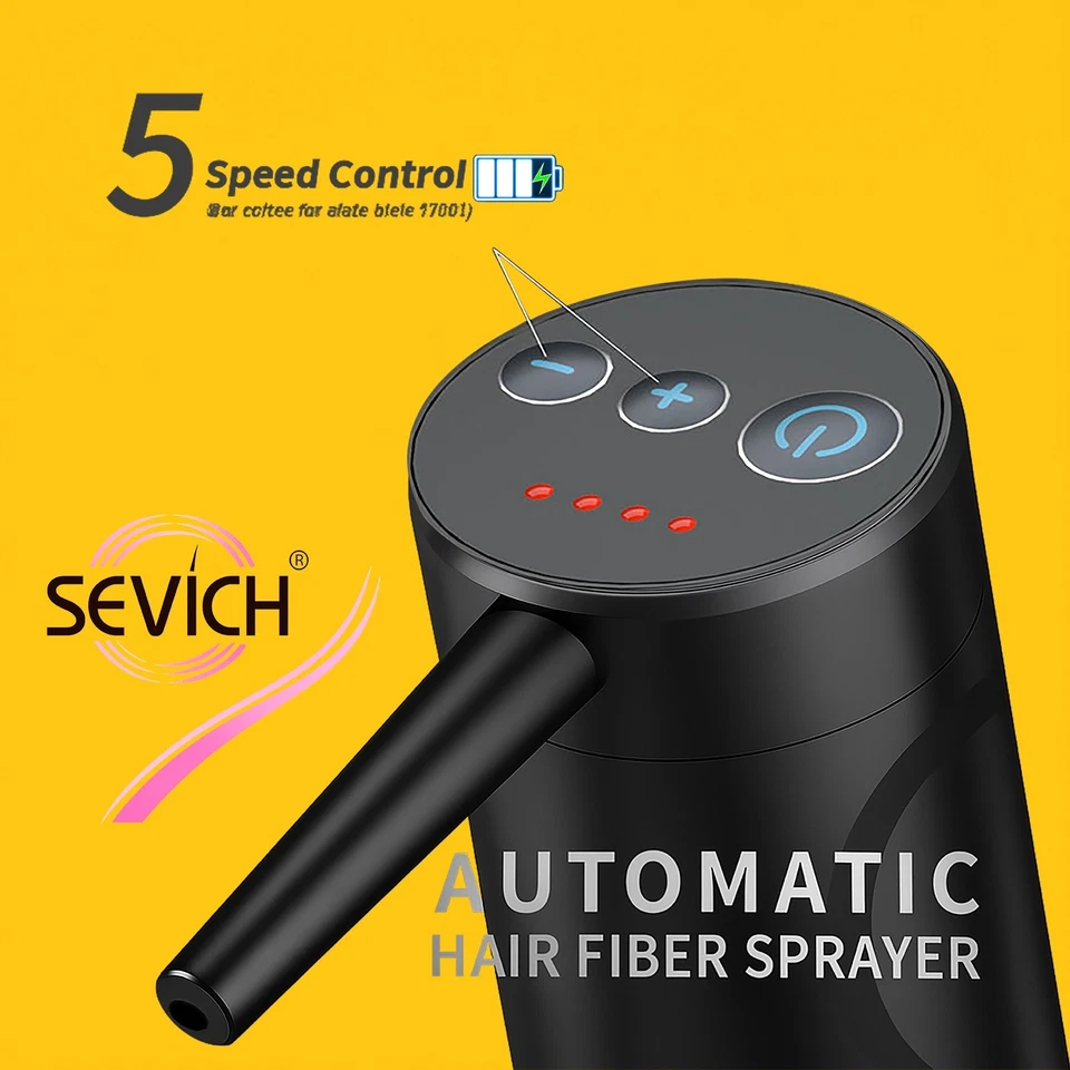 SEVICH Applicator + 25g Hair Fibers Kit | Save $10 Bundle | Dark Brown/Black - Image 4 of 4