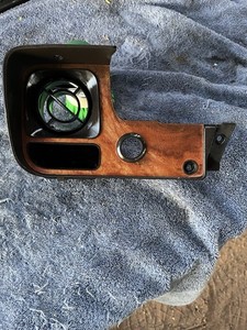 1979 TOYOTA TRUCK DRIVER SIDE DASH BALL VENT WOODGRAIN