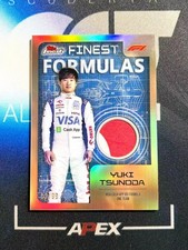 YUKI TSUNODA 2024 Topps Finest Formula 1 F1 Relic Relics Patch Refractor 52/99
