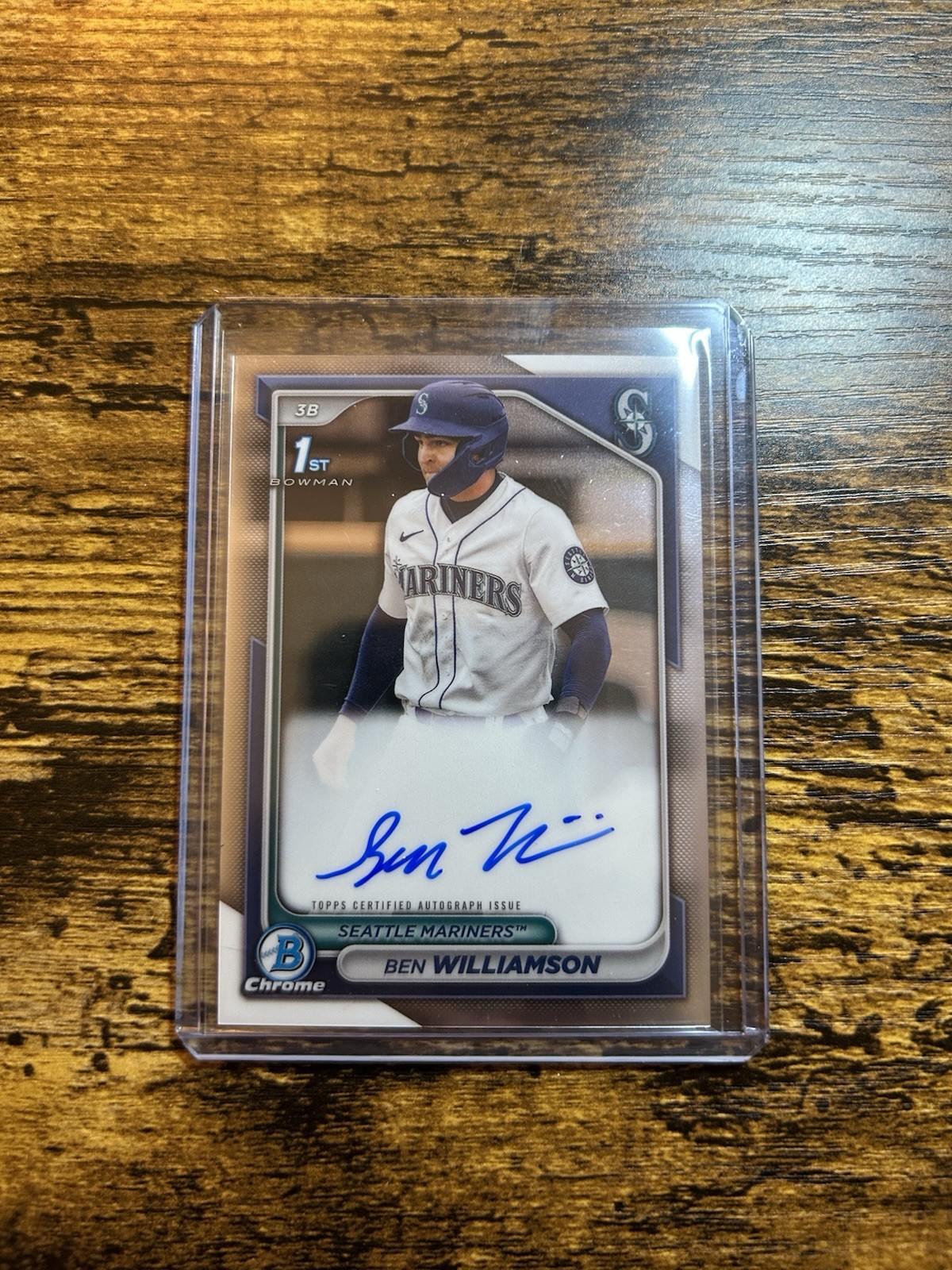 2024 Bowman - Chrome Prospect Autographs Ben Williamson #CPA-BWI (AU, RC)