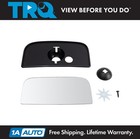 TRQ Exterior Tow Mirror Lower Glass RH Passenger Side for Chevy GMC Truck SUV