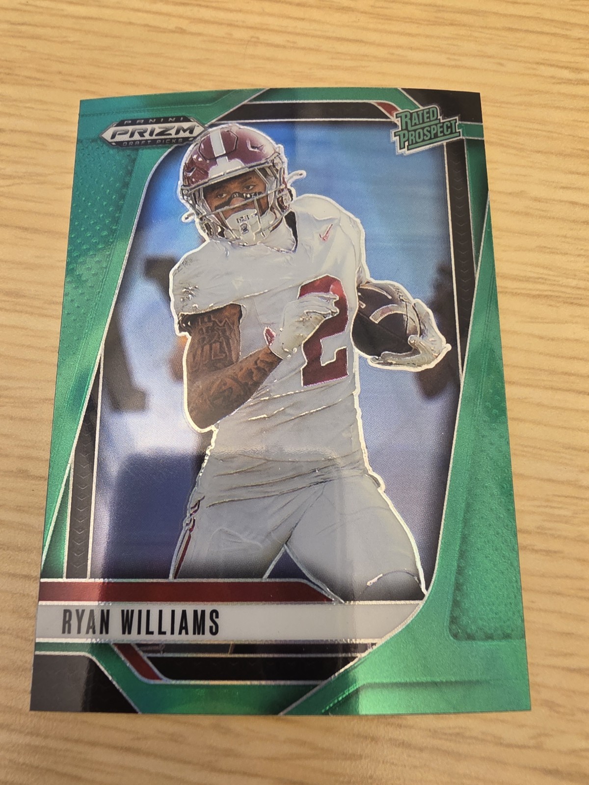 2025 Panini Prizm Draft Picks Ryan Williams #151 Green Prizm (RC)