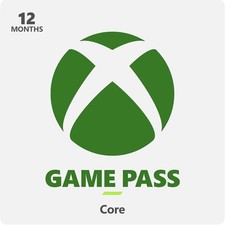 12 MONTH XBOX GAME PASS ESSENTIAL / CORE (LIVE GOLD) MEMBERSHIP - UK / EU Region