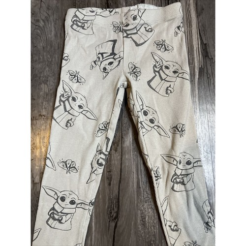 Star Wars Pajamas Baby Yoda The Mandalorian Pants Boys Size XS 4/5 - Picture 2 of 5