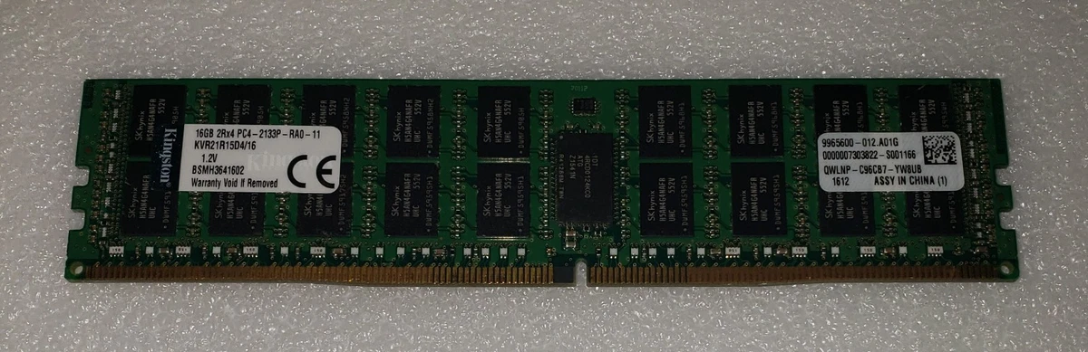 Kingston PC4-17000 (DDR4-2133) Bus Speed Computer RAM 16 GB Total