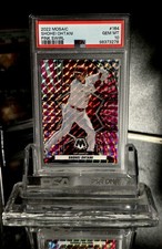 Shohei Ohtani 2022 Mosaic Pink Swirl /12 Fotl Psa 10