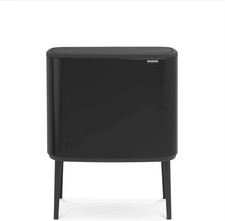 Brabantia Bo Touch Bin - 11L + 23L Inner Buckets (Matt Black) Waste/Recycling