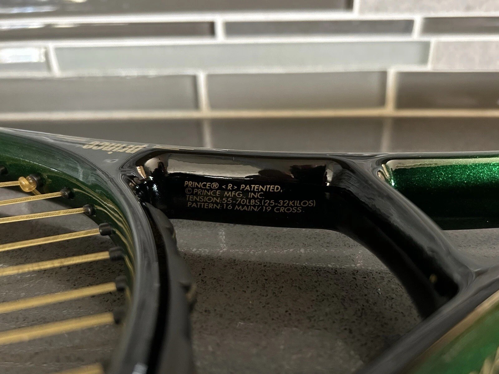 Prince Graphite II Oversize Tennis Racquet Racket Leather 4 5/8" Grip CLEAN ✅