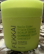 NEW Fekkai Apple Cider Detox Scalp Scrub Exfoliant 7.5oz Repair Sooth Cleanser
