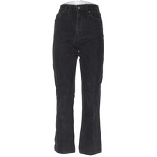 Bershka Denim, Jeans, Größe: 34, HIGH WAIST STRAIGHT, Schwarz, Baumwolle #tyT