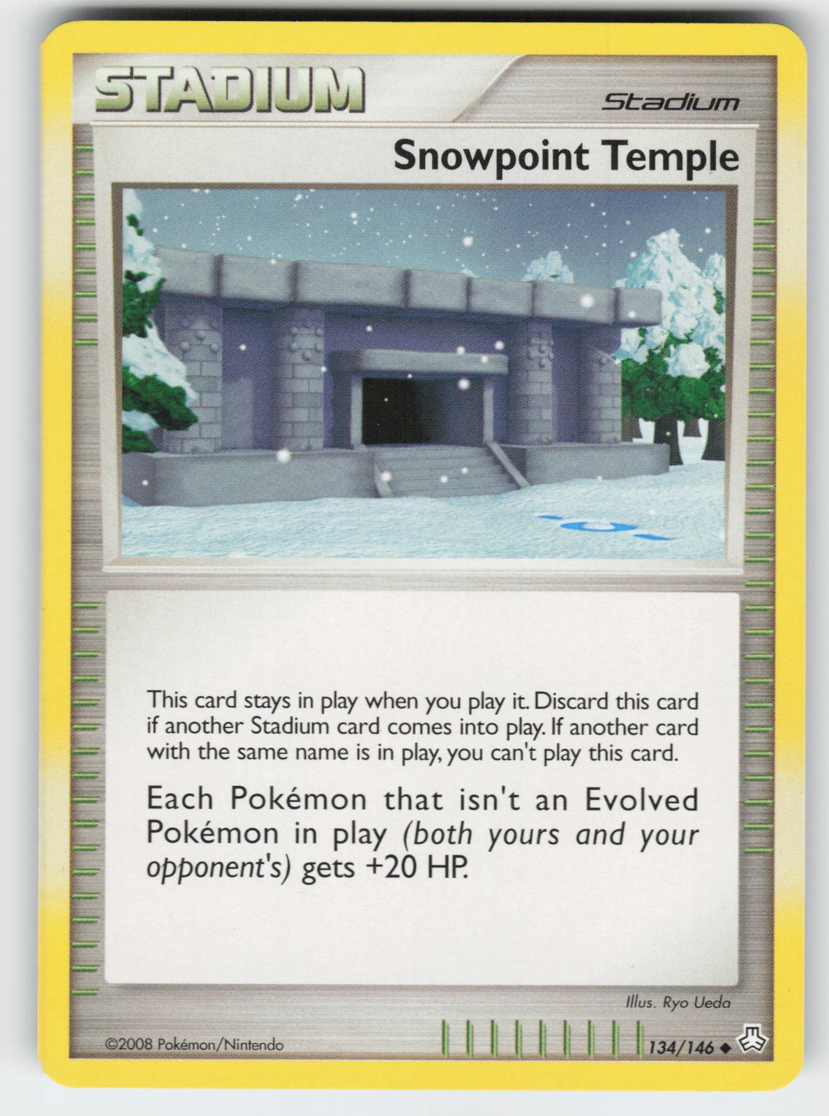 Snowpoint Temple 134/146 Uncommon Legends Awakened Pokemon LP