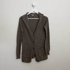 Peckott Damen Strickjacke Cardigan Braun Gr. L Vintage 90s