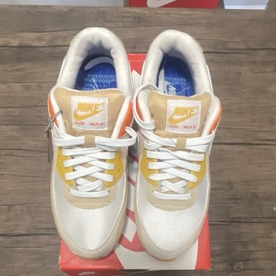 Nike Air Max 90 SE Frank Rudy Men's Sneaker White/Beige/Orange FB4315-100