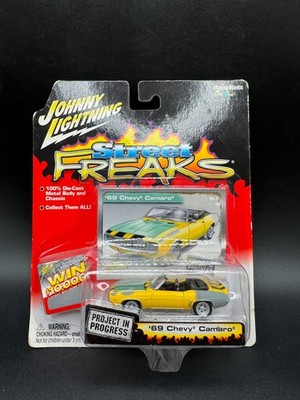 JOHNNY LIGHTNING STREET FREAKS PROJECT IN PROGRESS 1969 69 CHEVY CAMARO 1:64 B4